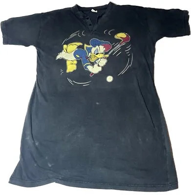 Buy Vintage Walt Disney Donald Duck Polo Shirt T-shirt XL Golf Design  • 19.99£