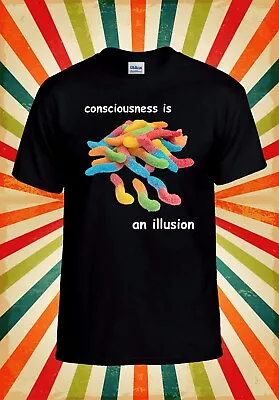 Buy Consciousness Is An Illusion T Shirt Men Women Unisex Baseball T Shirt Top 3121 • 9.99£