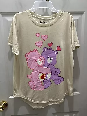 Buy New!CAREBEAR LOVE Ivory(I Say Taupe) T-Shirt. Size Juniors XL(15-17). Very Cute! • 6.75£