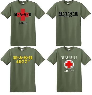 Buy M*A*S*H 4077TH T Shirt MASH TV Series US Army Military Father Day Gift Tshirt • 10.99£