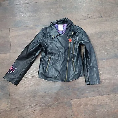 Buy Disney Descendants Mal Faux Leather Black Jacket Aged 5-6 # • 24.99£