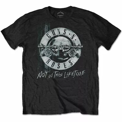 Buy Official Guns N Roses T Shirt Not In This Lifetime Tour Xerox Black Classic Rock • 15.98£
