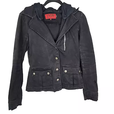 Buy Vintage Tripp NYC Black Jacket Coat M Goth Punk Emo Y2K Steampunk Large • 56.69£