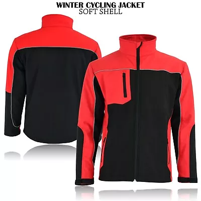 Buy Work Soft Shell Outdoor Waterproof Windproof Work Thermal Fleece Lined Jacket UK • 21.99£