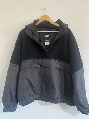 Buy Urban Classics Windbreaker Jacket Pull Over Black Size 5xl • 44.99£