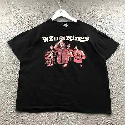 Buy We The Kings T-Shirt Women's Medium M Short Sleeve Crew Neck Graphic Black • 14.17£