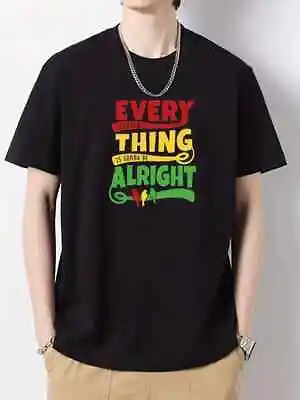 Buy Jamaican Ragga Superstar Inspired Marley Everything Is Gonna Be Alright T-shirt • 9.97£
