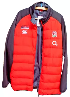 Buy MENS PUFFER JACKET RUGBY England Jacket 3 XLarge Red 50ins Chest NEW FREEPOST • 59.99£