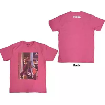 Buy Gorillaz Official Unisex T-Shirt: The Static Channel (Back Print) Pink Cotton • 18.99£