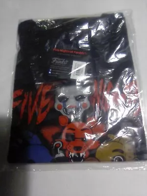 Buy FNAF Five Nights At Freddy's Funko Pop Tee T-shirt XL Group Design New Pop! • 9.99£