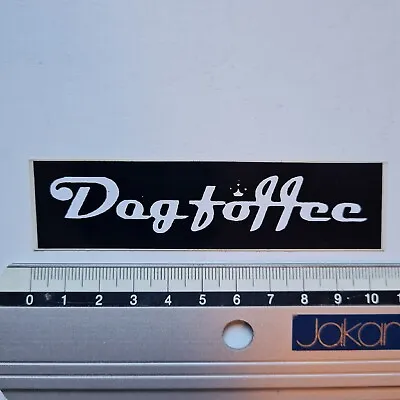 Buy 1990s DOG TOFFEE STICKER VINYL DECAL Glossy Black & White Indie Band Music Merch • 3.99£