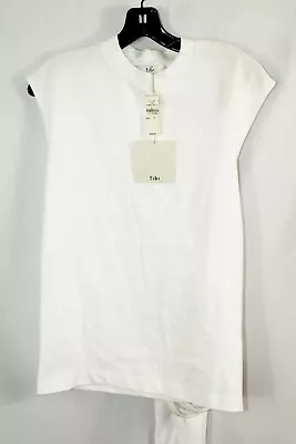 Buy Tibi Womens White Sleeveless Wrap T-Shirt #S $245 • 99.45£