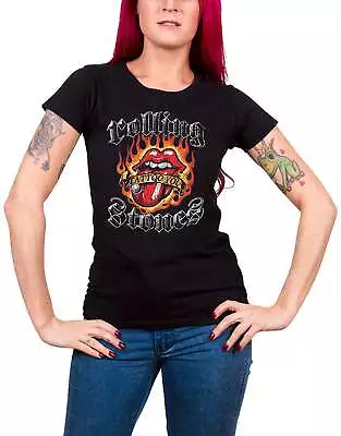 Buy The Rolling Stones Tattoo You Tongue Skinny Fit T Shirt • 14.93£