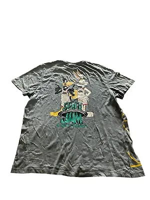 Buy Vintage Space Jam A New Legacy Men’s T-shirt Size XL Grey Looney Tunes Bugs Y2K • 11.12£