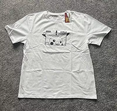 Buy Pokémon Pikachu T Shirt XL White • 9.99£