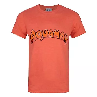 Buy Aquaman Mens Logo T-Shirt NS4069 • 14.15£