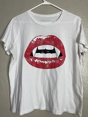 Buy Grayson Threads Red Lips And Fangs Tee XL • 12.31£
