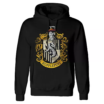 Buy Official Harry Potter - Distressed Hufflepuff (Pocket-less Pullover) • 34.99£