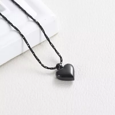 Buy Small Love Heart Pendant Cremation Ashes Jewellery Charm Keepsake Urn Necklace • 10.25£