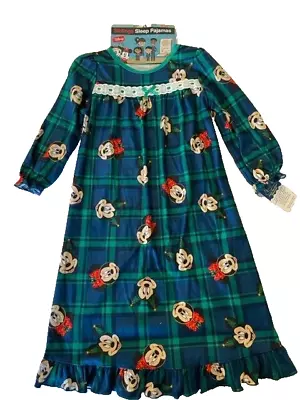 Buy Disney Minnie Mouse Christmas Nightgown Dress Family Sleep Pajamas Sz 2T • 14.95£