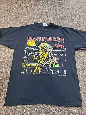 Buy Vintage Iron Maiden T Shirt Killers 2003 Tour Large Black • 19.99£