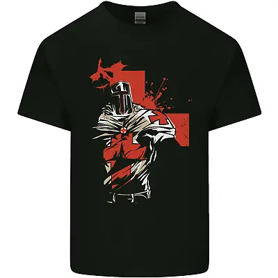 Buy St Georges Day Knights Templar Crusader Mens Cotton T-Shirt Tee Top • 8.75£