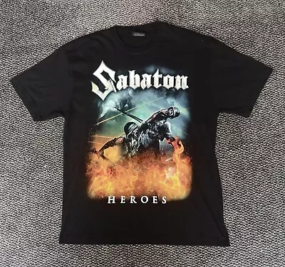 Buy Official SABATON European Tour 2014  2015 Band T Shirt Medium Front And Back GFX • 23.99£