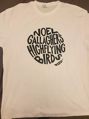 Buy Noel Gallagher High Flying Birds White Tee Shirt Oasis NGHFB • 9£