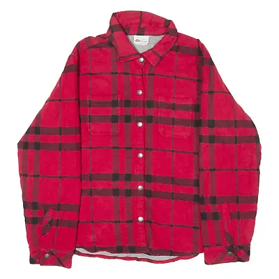 Buy DICKIES Womens Lumberjack Jacket Red Flannel Plaid XL • 28.99£