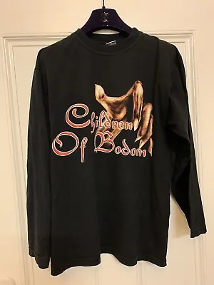 Buy ORIGINAL Rare Children Of Bodom L/S T.Shirt SOMETHING WILD L C.O.B ALEXI Laiho • 75£