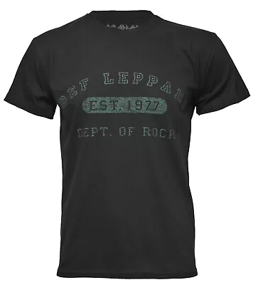 Buy Def Leppard T Shirt Collegiate Logo Official Rock  Licensed Tee New • 14.49£