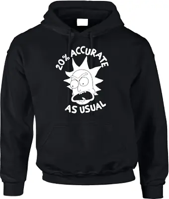 Buy Accurate As Usual Hoodie - Inspired By Rick Morty • 27.99£