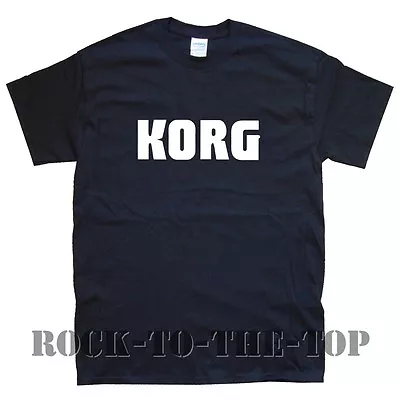 Buy KORG NEW T-SHIRT Sizes S M L XL XXL Black White Grey Brown Maroon   • 15.59£