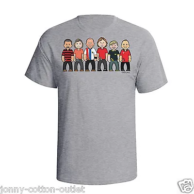 Buy VIPwees Darts Legends Mens ORGANIC Cotton T-Shirt Caricature Bristow Barney Gift • 10.49£