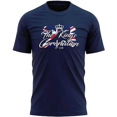 Buy Kings Coronation T Shirt Union Jack Country Gift For Him King Charles Crown Mens • 14.99£