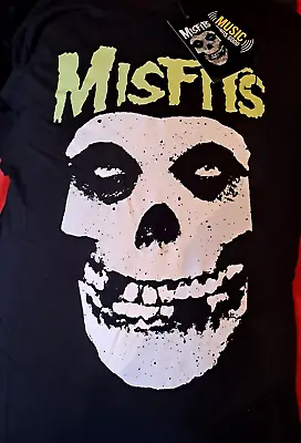 Buy Misfits T-shirt - Big Skull Logo Punk Band Size L. New • 9.66£