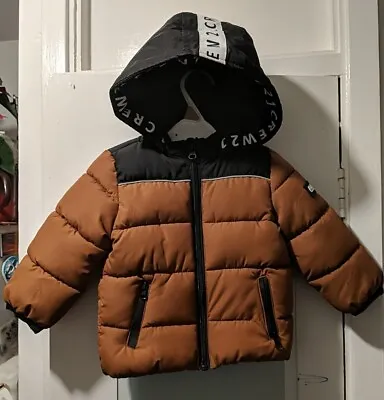 Buy F&F Baby Hooded Puffer Jacket For Age 6-9months • 12£