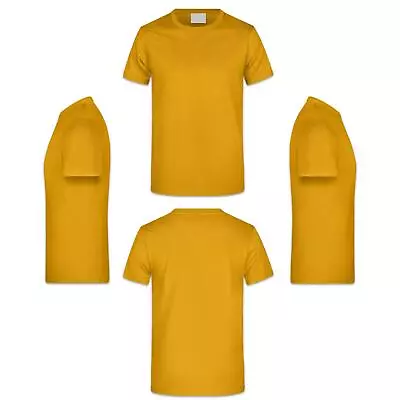 Buy Men’s T-Shirt Plain 100% Cotton Short Sleeve T-Shirts Tee Crew Neck Size S-3XL • 4.49£