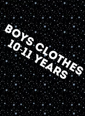Buy Boys Clothes Build Make Your Own Bundle Job Lot Size 10-11 Years Jeans T-Shirt • 3.75£