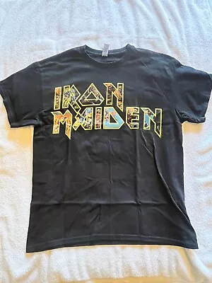 Buy Amplified Iron Maiden Eddies Logo T-Shirt L • 9.99£