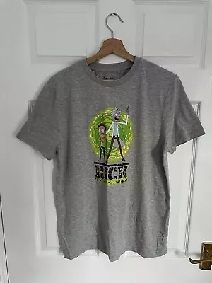 Buy Rick And Morty T Shirt Grey Used  Size L  • 9.99£