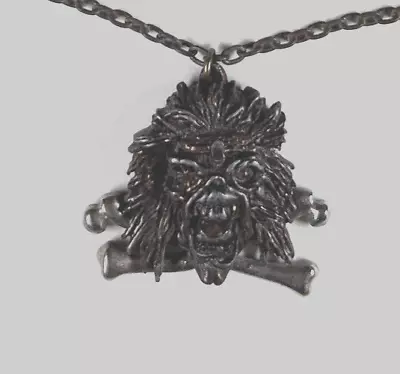 Buy Iron Maiden Necklace + Pendant Original Licenced Alchemy Poker Ltd England 1990 • 75£