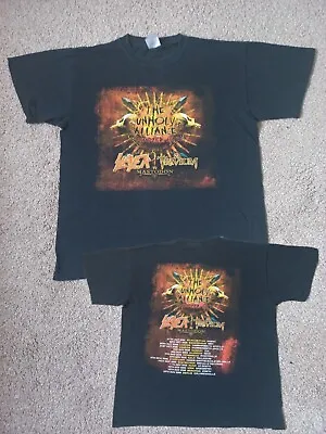 Buy Vintage Slayer 2008 Unholy Alliance Tour T-Shirt - Size M - Thrash Metal Trivium • 14.99£