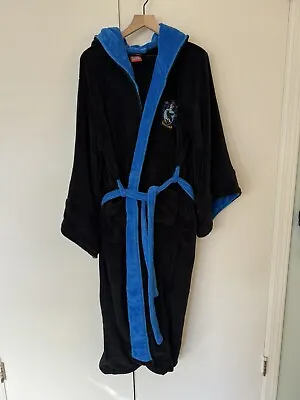 Buy Harry Potter Ravenclaw Hooded Bathrobe For Adults | One Size Fits Most • 45.47£