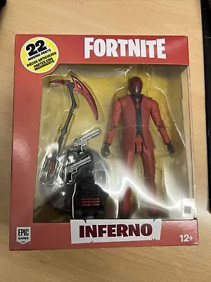 Buy McFarlane Toys Fortnite Action Figure Inferno 7  New 22 Moving Parts Epic Games • 16.99£