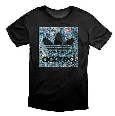 Buy Stone Roses Inspired Adored Printed T Shirt Black • 17.54£