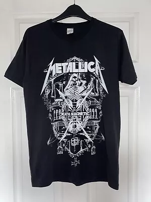 Buy Mens Metallica Death Magnetic T Shirt Black Size Small • 16.99£