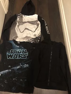 Buy Star Wars Hoodies And T-shirt Age 11-12 Years  • 5£