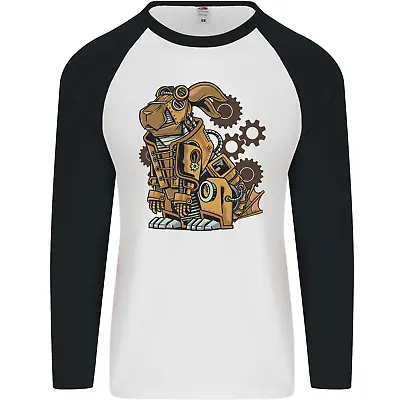 Buy Steampunk Rabbit Mens L/S Baseball T-Shirt • 9.99£