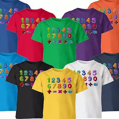 Buy Unique Number Day Math Lover Gift School Wear Numeric Digits Style T-Shirt #ND8 • 7.59£